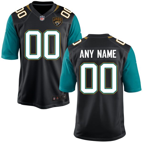 Men Jacksonville Jaguars Nike Black Custom NFL Jersey->customized nfl jersey->Custom Jersey